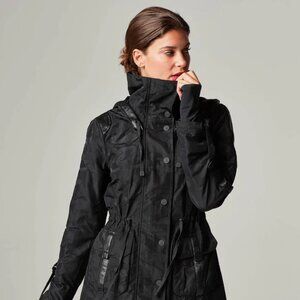 Blanc Noir Camo Anorak - Black Camo - L - NWT